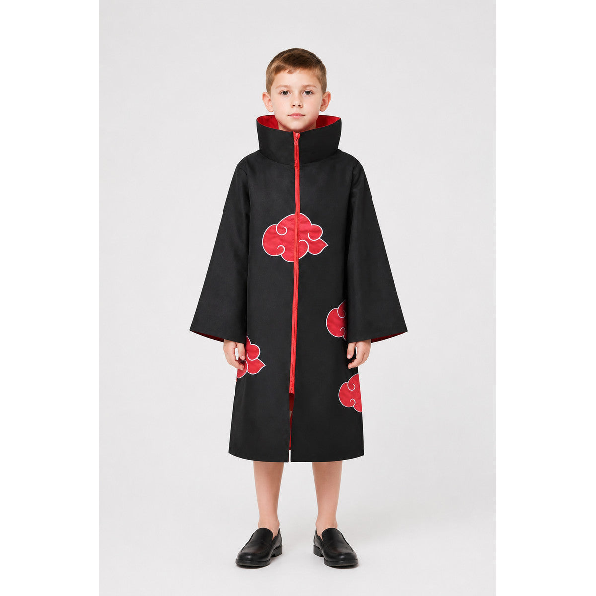 Akatsuki Cloak with Red Clouds for Cosplay main product view