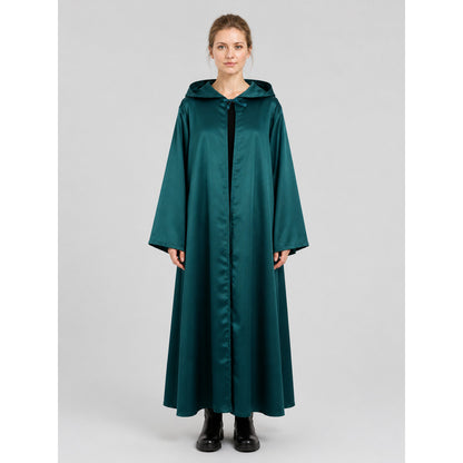 Star Wars Hooded Cloak for Cosplay, Green on-model view