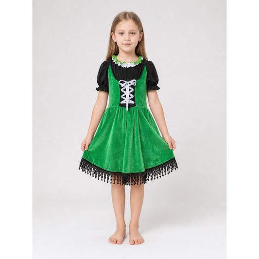 Leprechaun costume with green hat