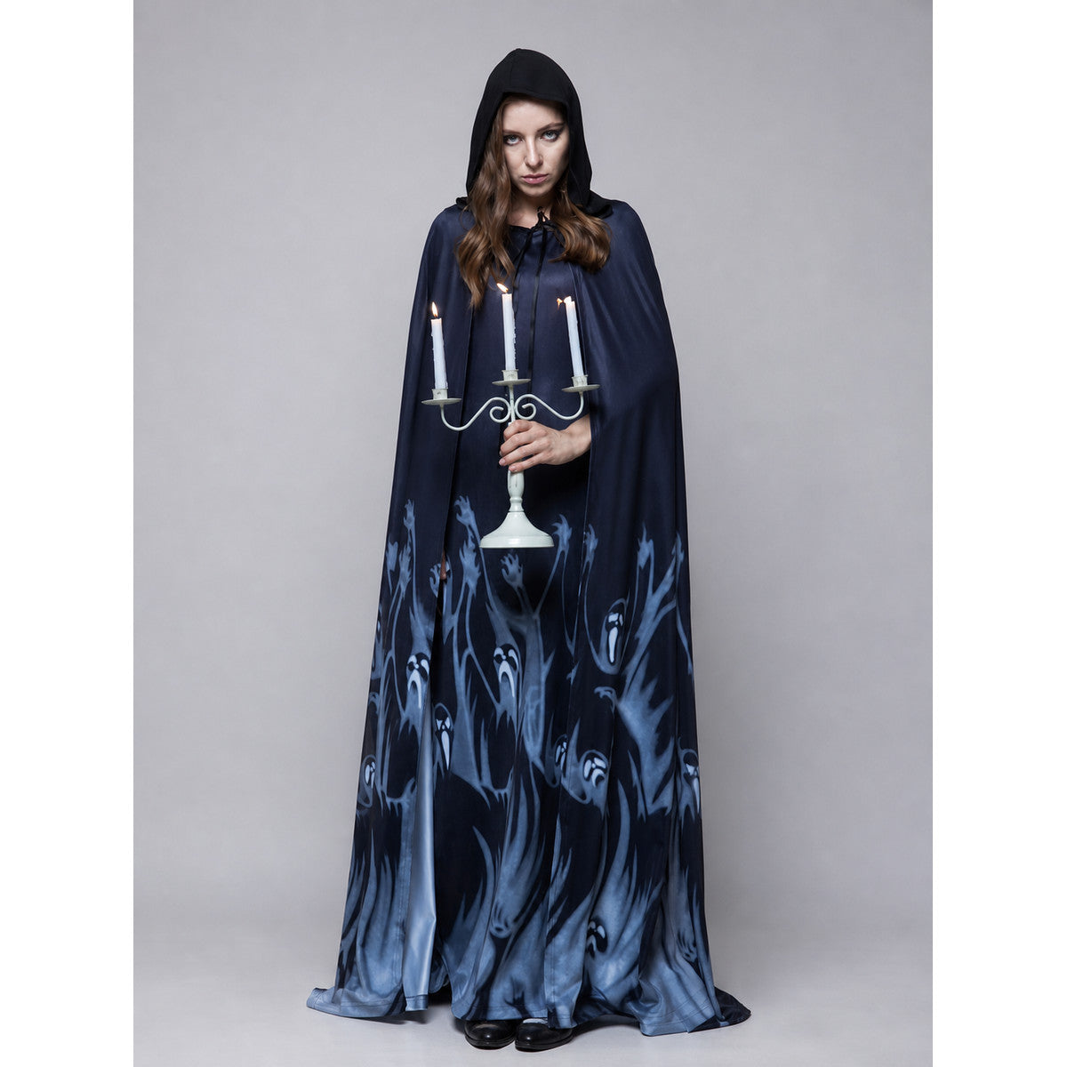 Cosplay Costume with Cape and Hood