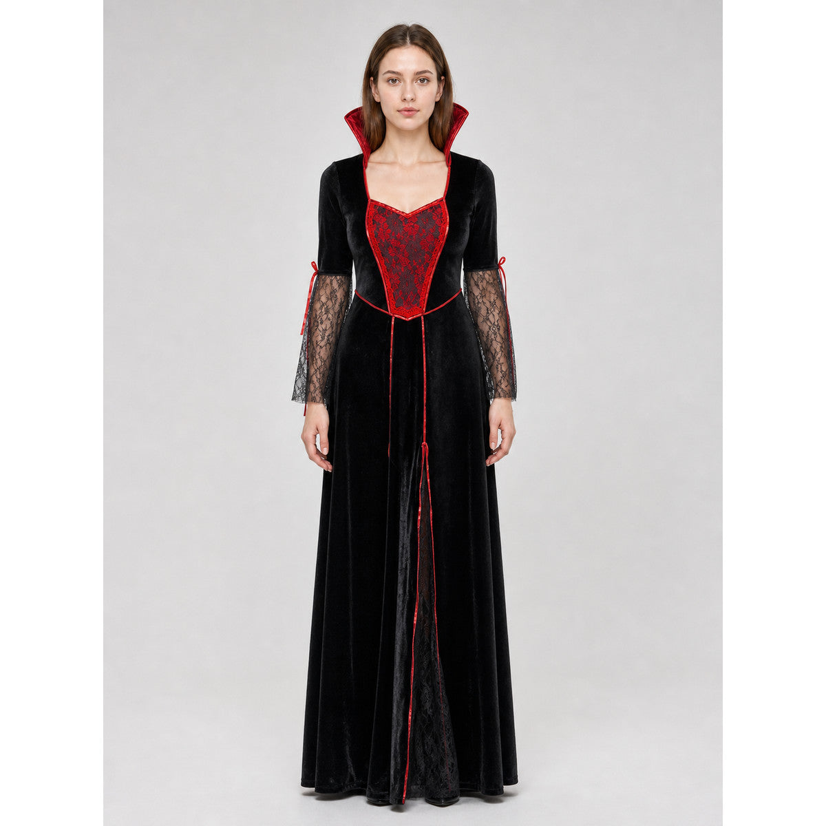 Gothic-Style Halloween Costume Dress