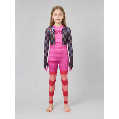 Inside Out 2 Cosplay Costume, Pink Jumpsuit
