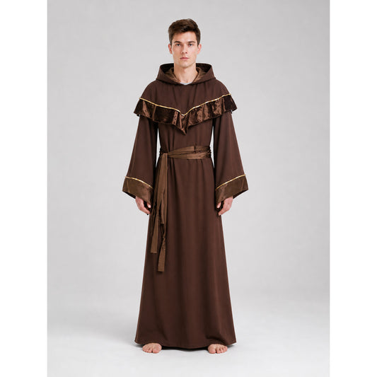 Hooded Wizard Costume, Halloween Robe