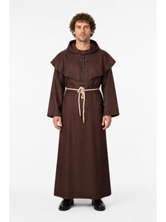 Long Hooded Cassock with Cape and Cross