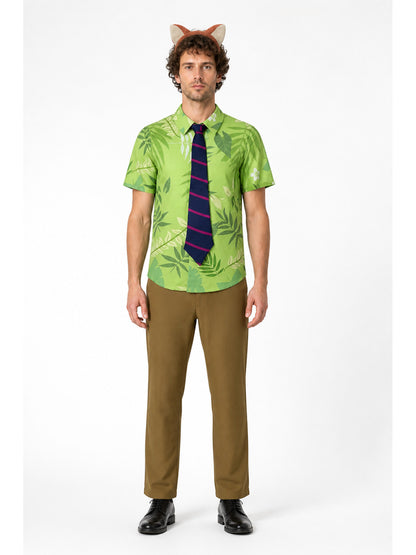 Nick the Fox Cosplay Costume: Shirt, Pants, and Tie