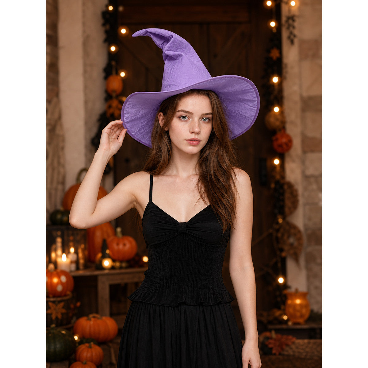 Light Purple Carnival Witch Hat