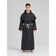 Medieval Hooded Monk Costume