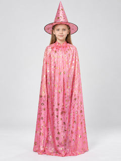 Witch Carnival Costume with Gold Print