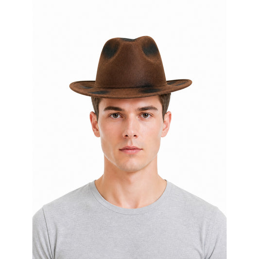 Costume Cowboy Hat with Distressed Effect