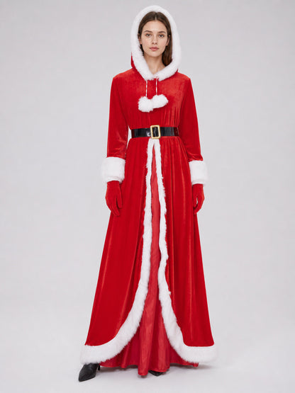 New Year's Christmas Costume with Hood