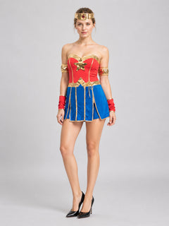 Wonder Woman Halloween Costume, M-XXL