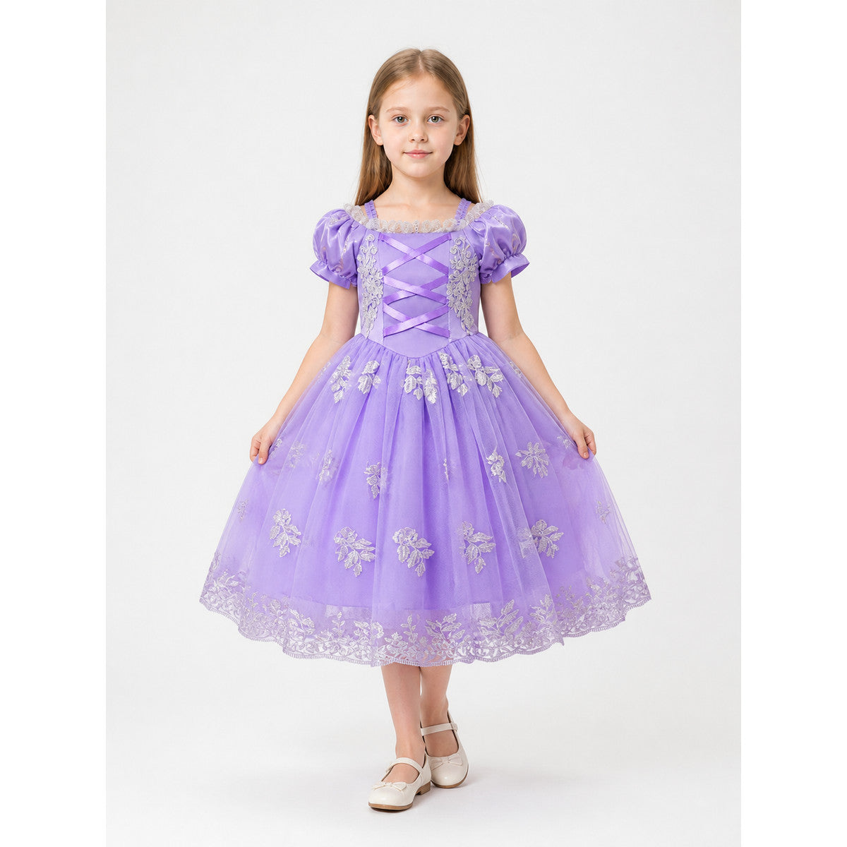 Purple Carnival Dress for Halloween and Cosplay