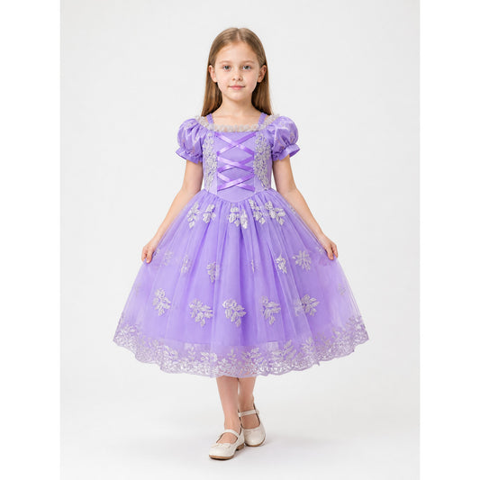 Purple Carnival Dress for Halloween and Cosplay main product view
