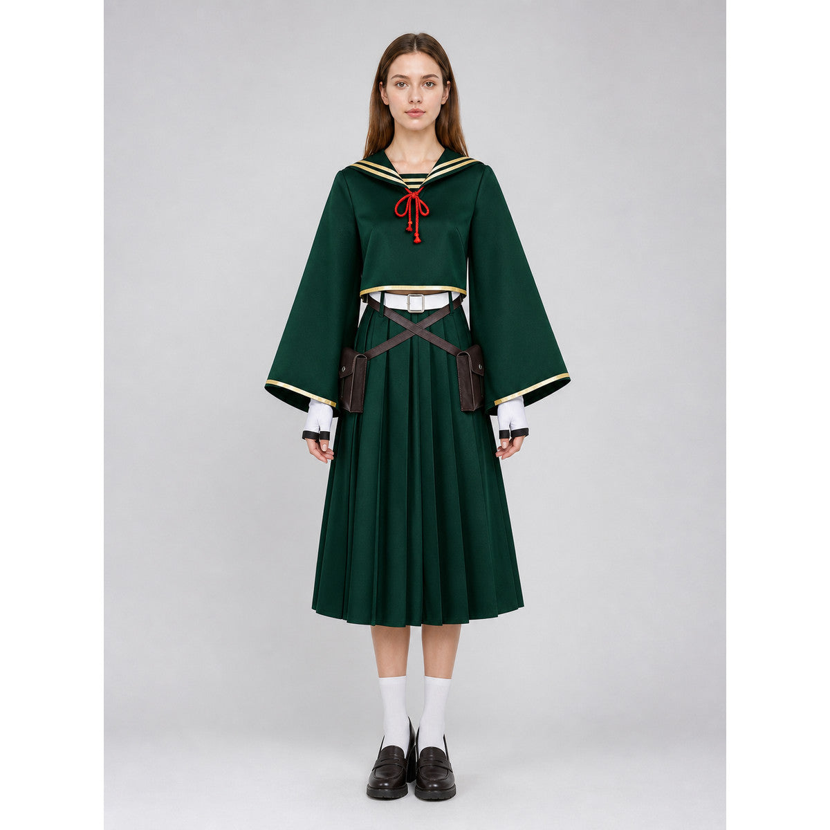Shikikawa Shiei Character Cosplay Costume on-model view