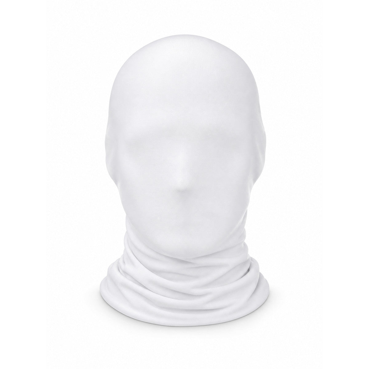 White carnival hood mask, 2-pack