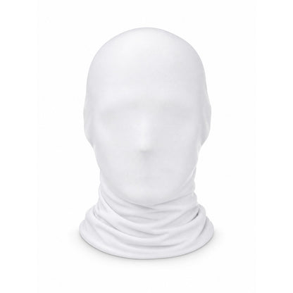 White carnival hood mask, 2-pack