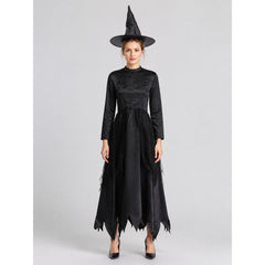 Halloween Witch Costume with Pointed Hat