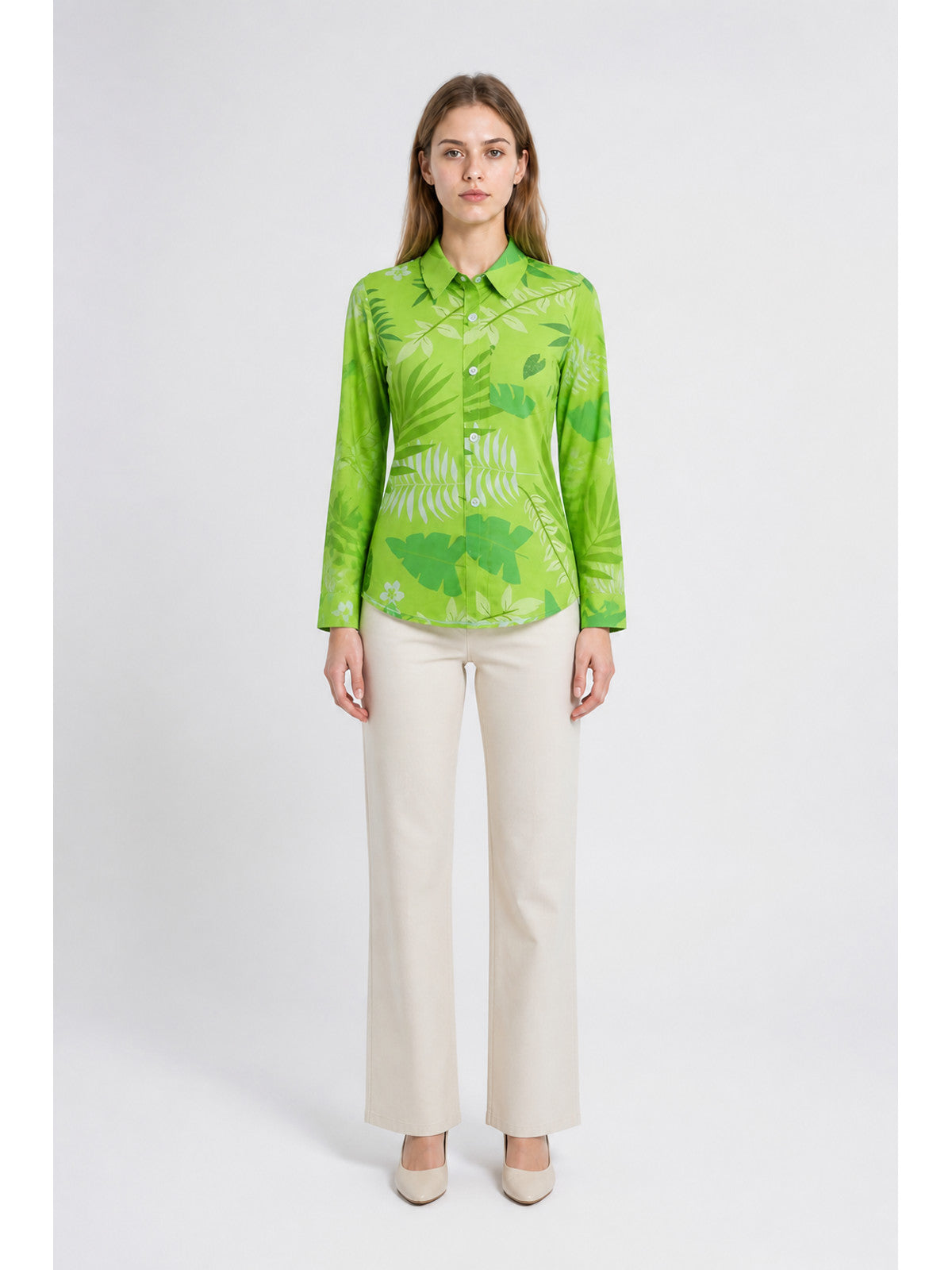 Nick Cosplay Shirt, Green, with Print main product view