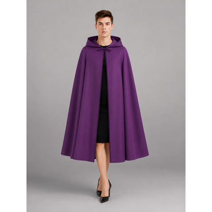 Purple Carnival Cape with Hood