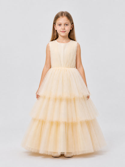 Full Tulle Princess Dress for Performances