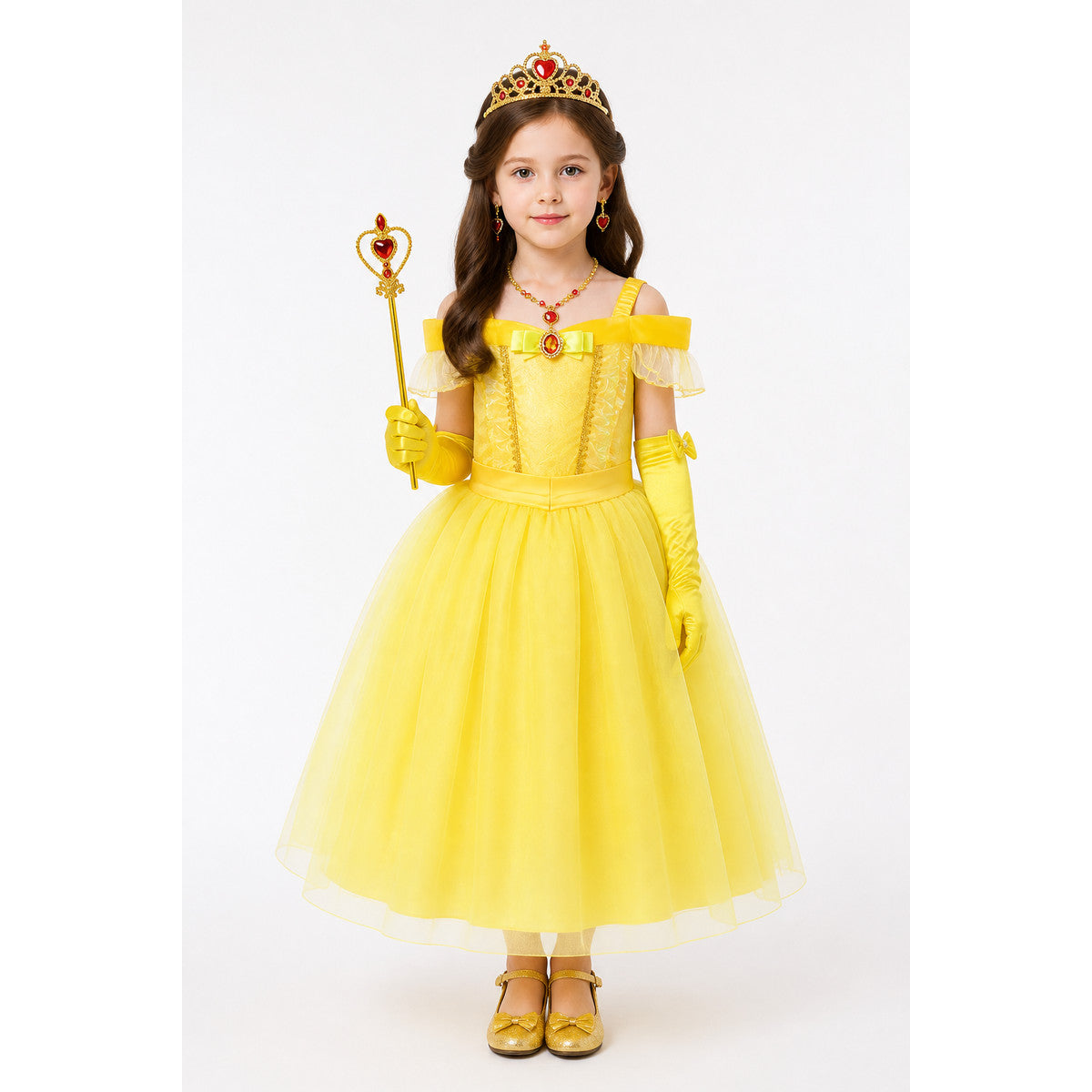 Children’s Princess Costume with Ball Gown main product view