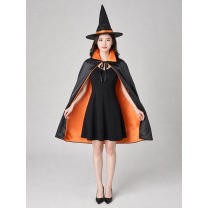 Wizard Costume: Cape Cloak and Hat