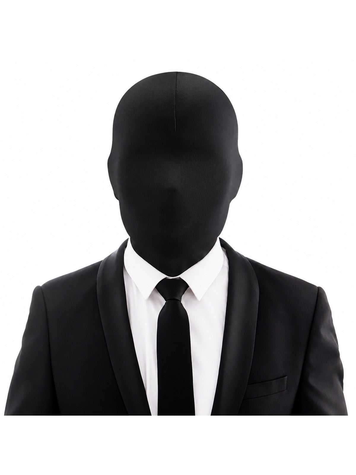 Cosplay Black No Hole Spandex Head Cover Hat Women Men Simulate CS Balaclava Cap main product view