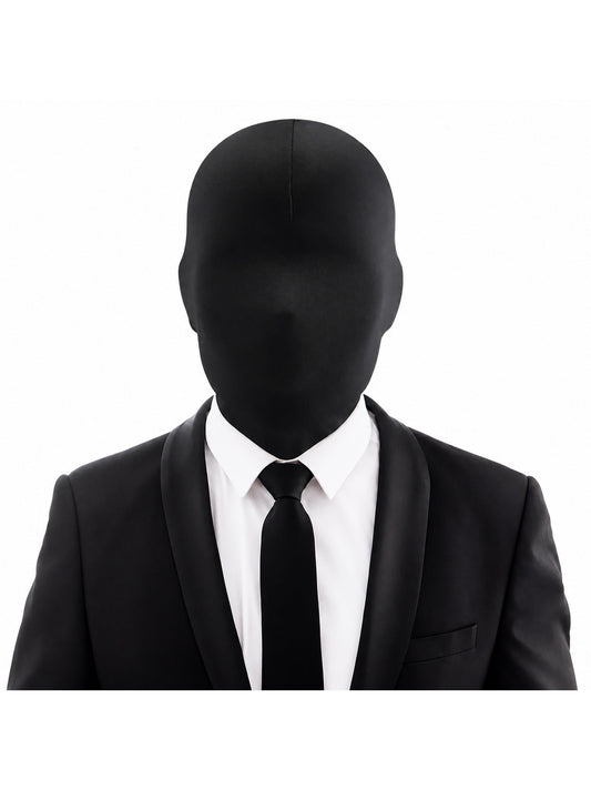 Cosplay Black No Hole Spandex Head Cover Hat Women Men Simulate CS Balaclava Cap main product view