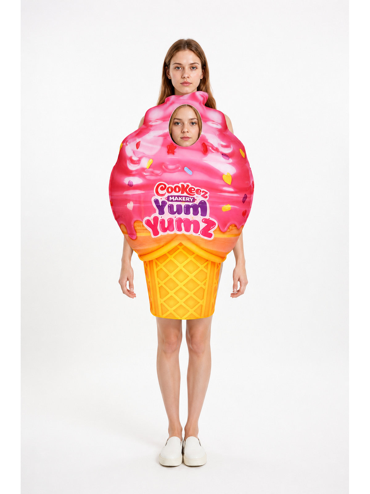 Jumpsuit in the Shape of a Giant Palm with Palm Line Pattern