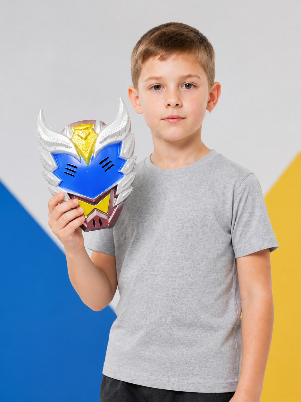 Carnival Eagle Mask with Gold Decor