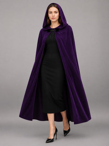 Purple Carnival Cloak with Hood