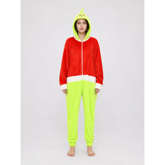 Halloween Hooded One-Piece Pajama Costume