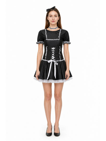 Gothic Lace Dress Set with Accessories main product view