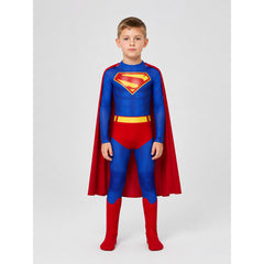 Superman Cosplay Costume, Jumpsuit with Cape