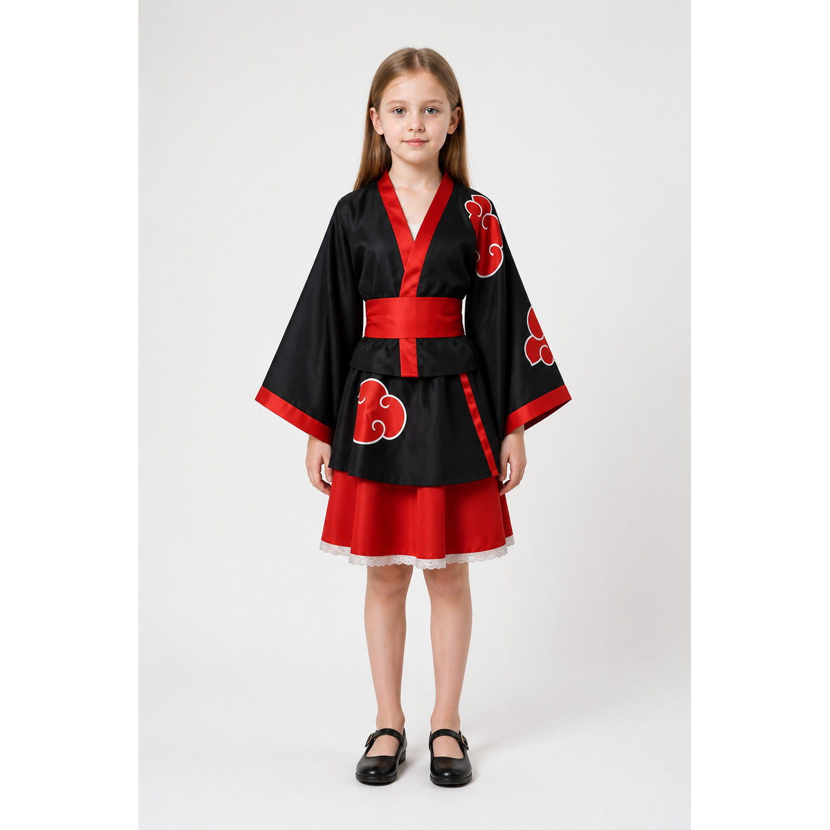 Kimono-Style Vampire Costume with Wide Sleeves main product view
