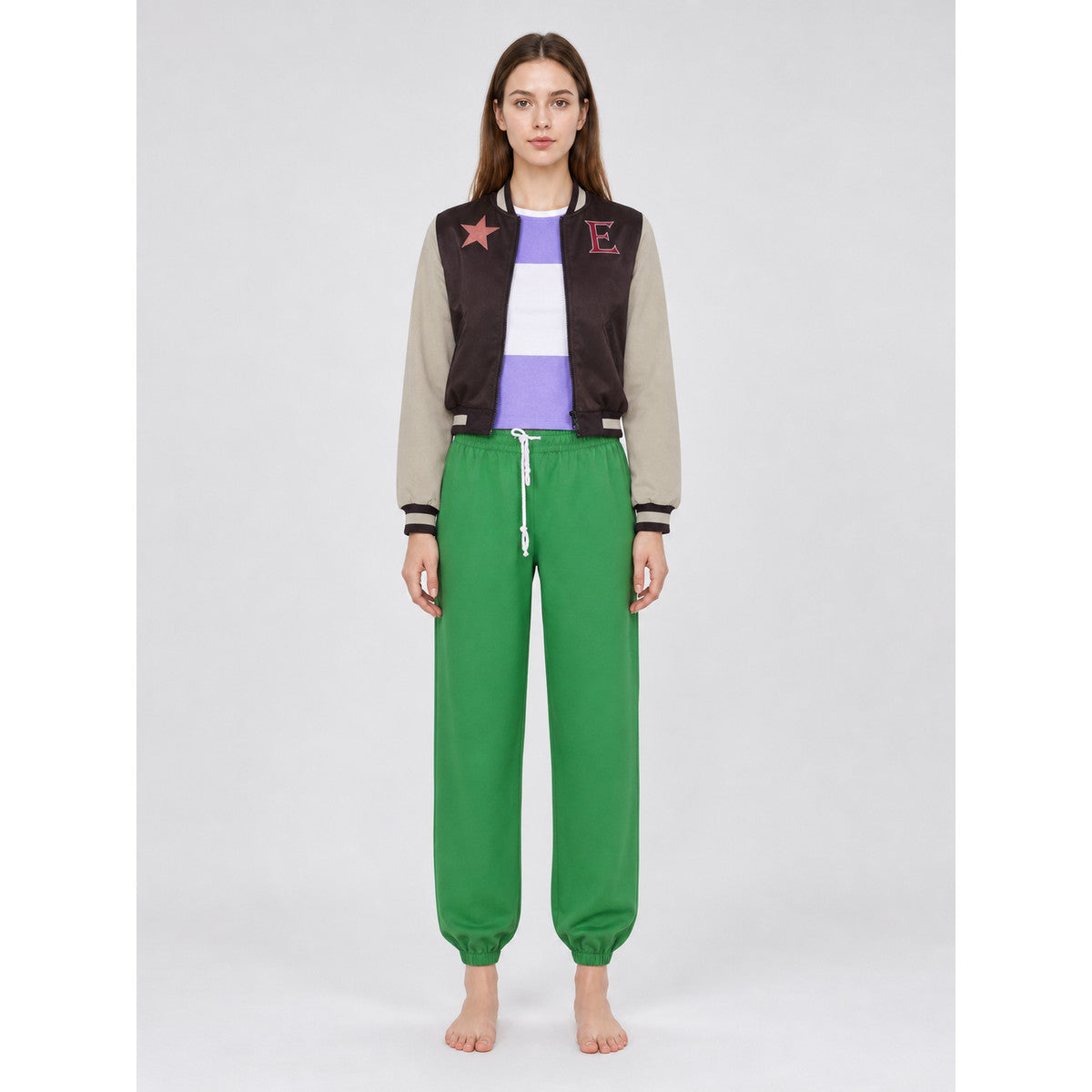 Cosplay Costume: Hat, Jacket, Sweater, and Pants on-model view