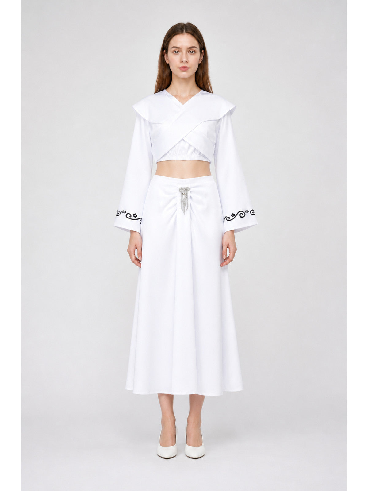 White Star Wars Cosplay Costume for Halloween main product view