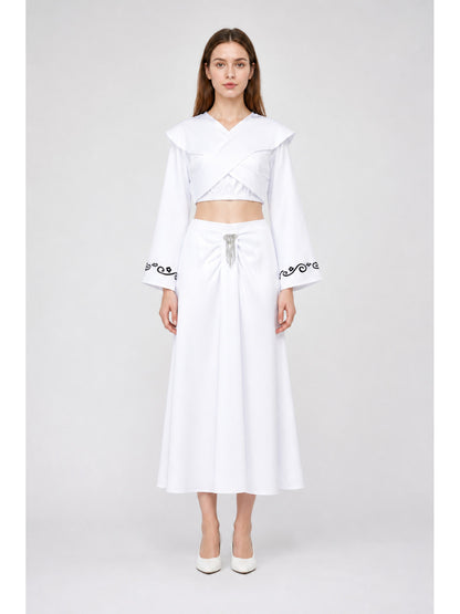 White Star Wars Cosplay Costume for Halloween main product view
