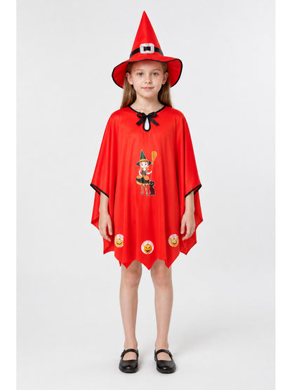 Costume with a Red Cape and Hat main product view