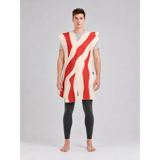 Carnival Tunic Costume with Red Stripes