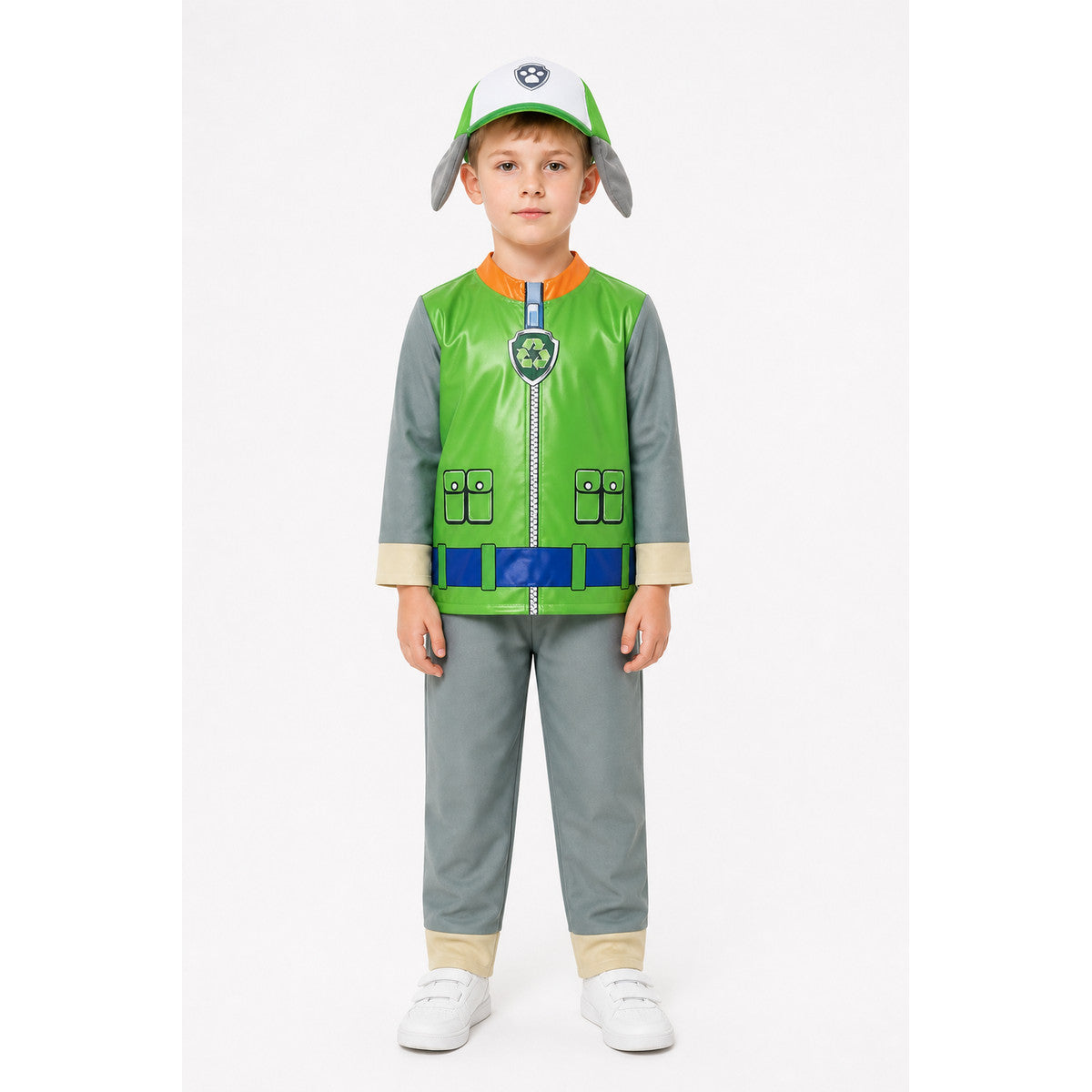 Kids' Costume with Hat and Ears, Green main product view