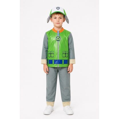 Kids' Costume with Hat and Ears, Green main product view