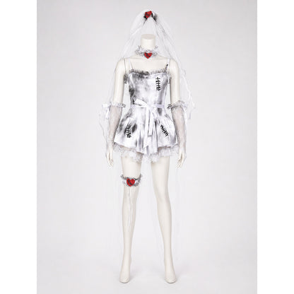 Gothic Lace Halloween Costume Dress