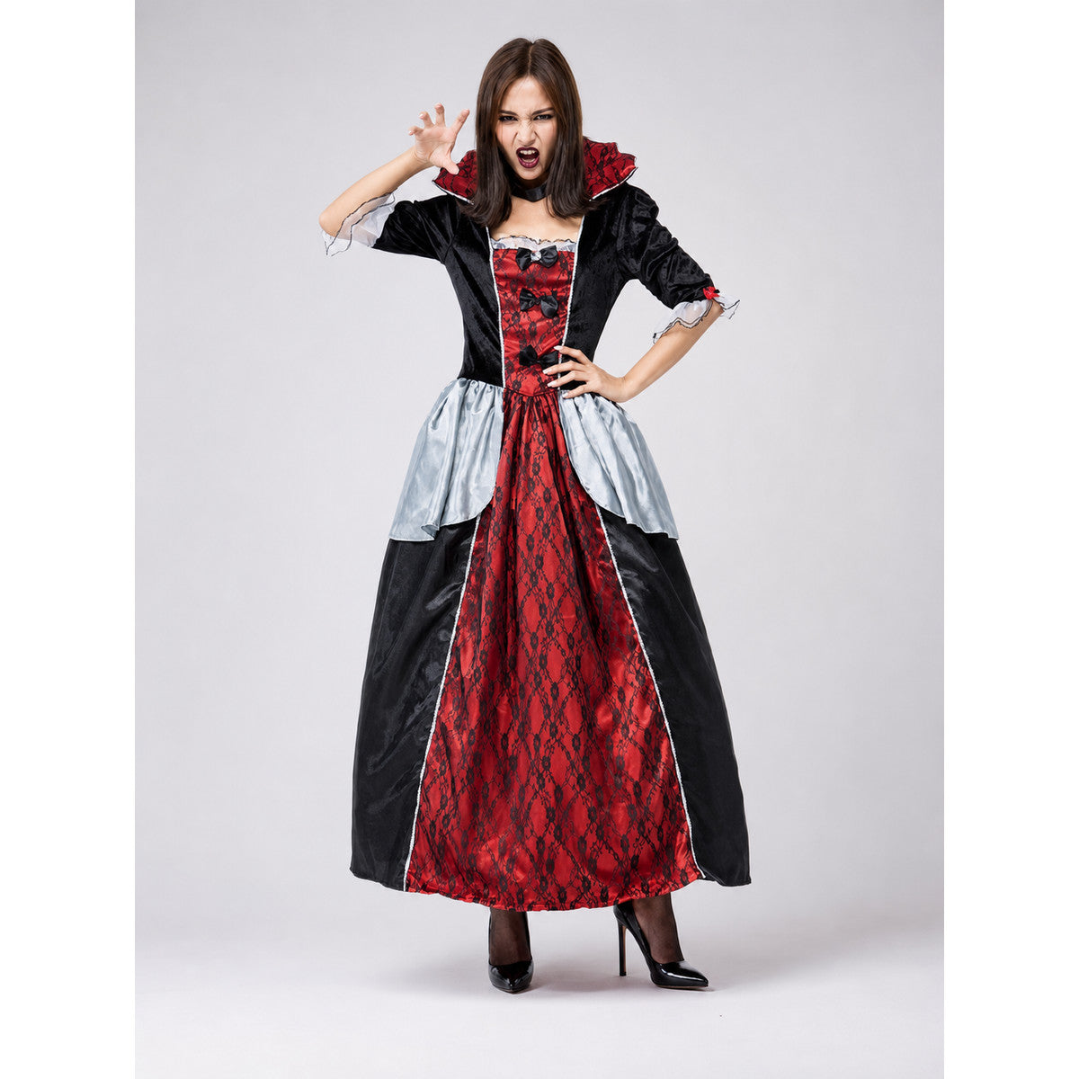 Gothic vampire dress for Halloween and cosplay