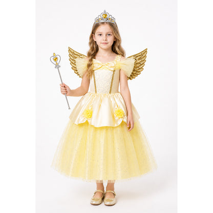 Full Princess Dress with Wings and Crown main product view