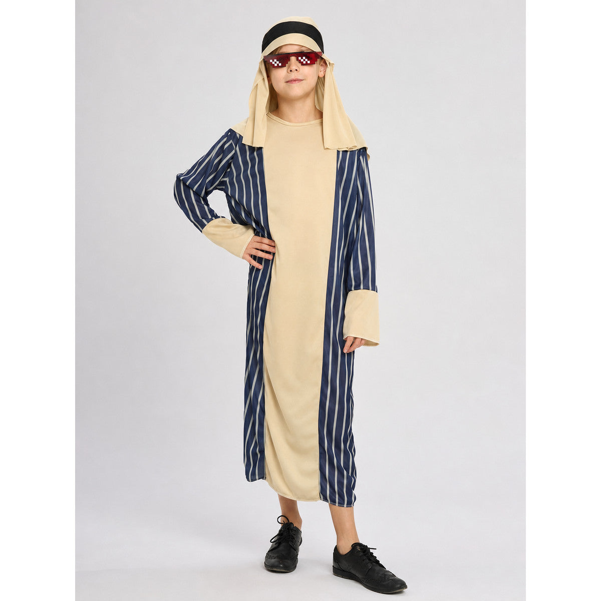 Shepherd Costume for Parties with Robe and Accessories on-model view