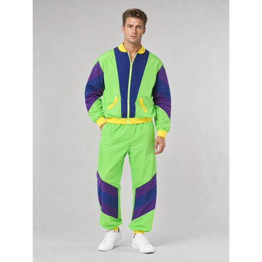 Retro Disco Costume with Jacket, Pants, and Headband