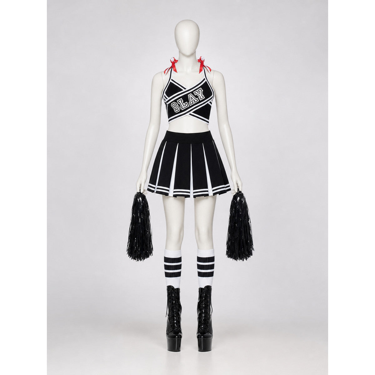 Cheerleading-Style Performance Costume: Top and Skirt