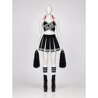 Cheerleading-Style Performance Costume: Top and Skirt