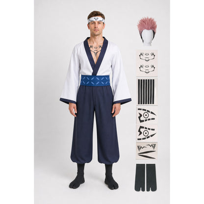 Ryomen Sukuna Cosplay Costume from the Anime Jujutsu Kaisen main product view